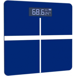 beatXP Blue Plus Digital Weighing Machine |LCD Panel |Thick Tempered Glass |Electronic Weighing Scale  (Blue)