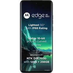 Motorola Edge 40 Neo (Black Beauty 12 GB RAM 256 GB Storage Refurbished