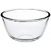 Amazon Brand Solimo Mixing Serving Borosilicate Solid Glass Bowl Set 2 pieces, 550ml