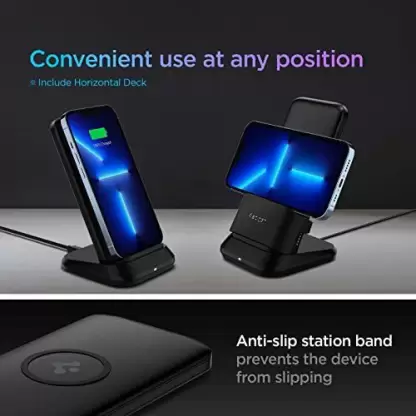 Spigen 10000 mAh 20 W Wireless Power Bank Black, Lithium Polymer, Fast Charging for Mobile, Laptop) Spigen 10000 mAh 20 W Wireless Power Bank Black, Lithium Polymer, Fast Charging for Mobile, Laptop)