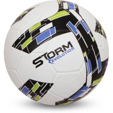 NIVIA Storm Revolution Football Size 5 (Pack of 1 White Green) NIVIA Storm Revolution Football Size 5 (Pack of 1 White Green)