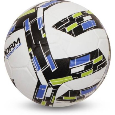 NIVIA Storm Revolution Football Size 5 (Pack of 1 White Green) NIVIA Storm Revolution Football Size 5 (Pack of 1 White Green)
