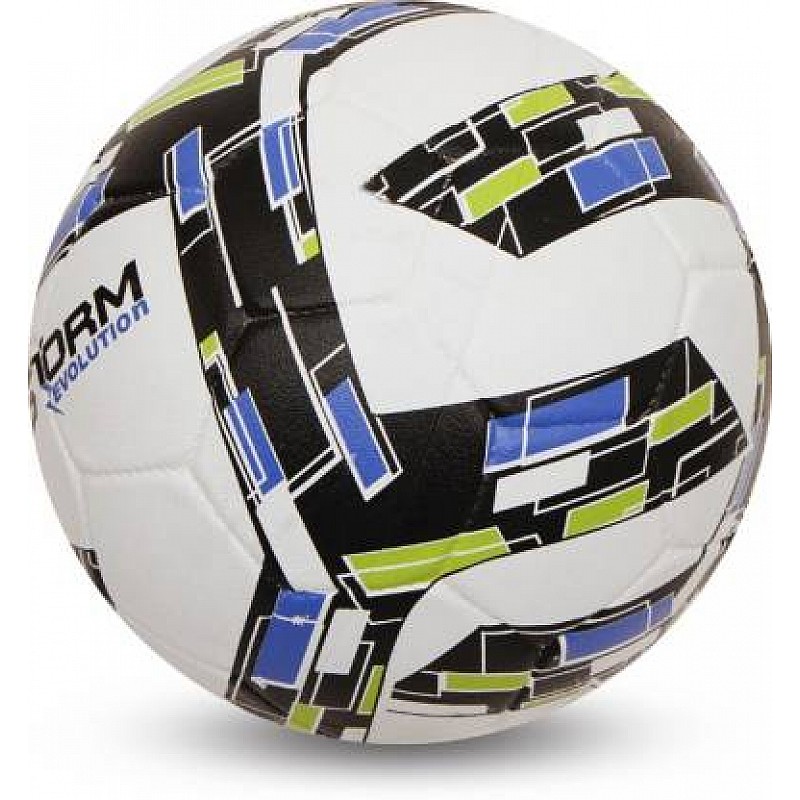 NIVIA Storm Revolution Football Size 5 (Pack of 1 White Green)