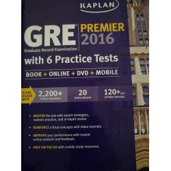 GRE Premier 2016 Graduate Record Examination with 6 Practice Tests (Book + Online + DVD + Mobile) (PB)