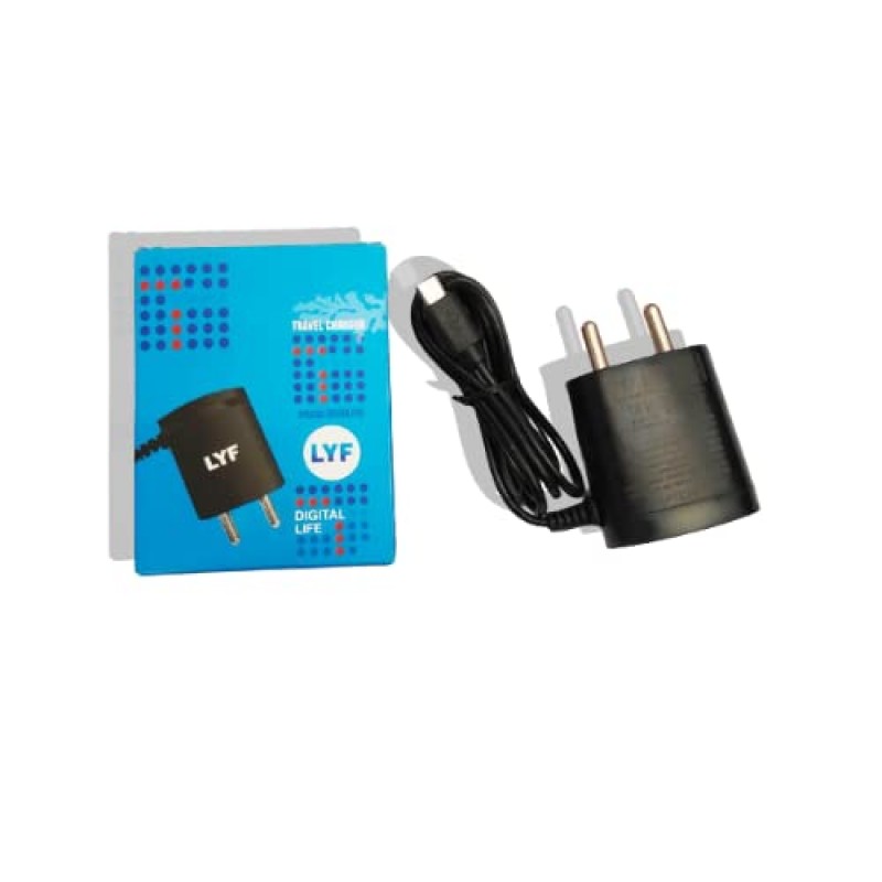 1.5A Overheat Preventable Fast Charging Charger Jio Lyf 1.5A Overheat Preventable Fast Charging Charger Jio Lyf