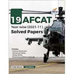 19 AFCAT Year-wise (2021 - 11) Solved Papers 4th Edition
