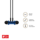 XIAOMI Dual Driver Dynamic Bass in-Ear Wired Earphones with Mic BLUE