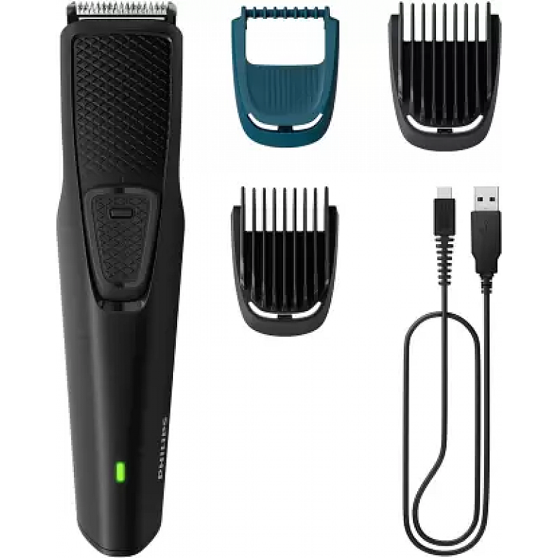 PHILIPS BT1233/18 Trimmer 30 min Runtime 4 Length Settings  (Black)