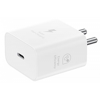 Samsung Original 15W Single Port, Type-C Charger (Cable not Included), White