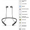 PHILIPS TAPN505 Neckband Earphones with Active Noise Cancellation, Hi-Res Audio Bluetooth Headset Black