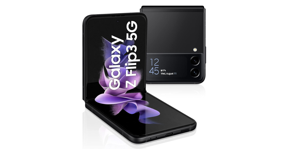 Samsung Galaxy Z Flip3 5G Black 8GB RAM 256GB Storage Refurbished