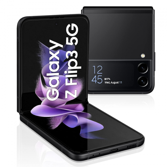 Samsung Galaxy Z Flip3 5G Black 8GB RAM 256GB Storage Refurbished 
