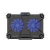 Cosmic Byte Comet Laptop Cooling Pad, Dual 120 mm Fans, LED Lights, Fan Speed Adjustment, USB Ports, Support Upto 17 Laptops (Blue)