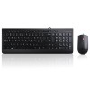 Lenovo 300 Wired Keyboard and Mouse Combo, 1600 DPI Ambidextrous Mouse, 2.5 Zone Island Keys Design Keyboard (GX30M39649)