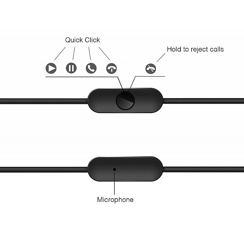 1MORE Piston Fit Wired in Ear Earphone with Mic Space Grey