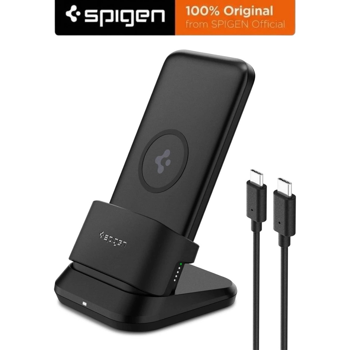 Spigen 10000 mAh 20 W Wireless Power Bank Black, Lithium Polymer, Fast Charging for Mobile, Laptop)