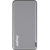 Energizer 10000 mAh Power Bank 10 W, Fast Charging-Grey, Lithium Polymer UE10046