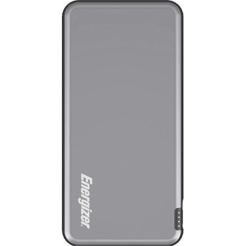 Energizer 10000 mAh Power Bank 10 W, Fast Charging-Grey, Lithium Polymer UE10046