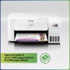 Epson Ecotank L3266 A4 Wi-Fi, Colour All-in-One Ink Tank Printer-C11CJ66512, White