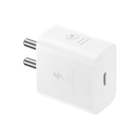 Samsung Original 15W Single Port, Type-C Charger (Cable not Included), White