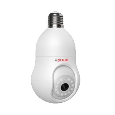CP PLUS 3 MP Resolution Smart Wi-fi Bulb Security Camera 360° View