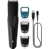 PHILIPS BT1233/28 Trimmer 30 min Runtime 3 Length Settings (Blue)