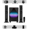F&D T300X 2.1 Channel Multi Media Speakers (Black) | | Bluetooth Speakers | Satellite Speaker, Multicolor LED Display, USB,MP3,VMA & FM | Home Theatre | Easy Connect with Laptop, Pc & Mobile