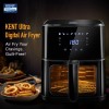 (Refurbished) KENT Ultra Digital Air Fryer 4.5L Bake, Grill & Roast Up to 80% Less Oil Usage 8 Preset MenuRapid Heat
