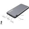 Energizer 10000 mAh Power Bank 10 W, Fast Charging-Grey, Lithium Polymer UE10046