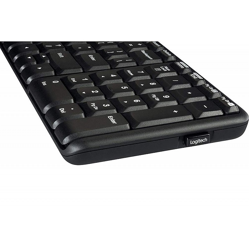 Logitech K230 Compact Wireless Keyboard for Windows, 2.4GHz Wireless with USB Unifying Receiver