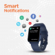 Fire-Boltt Ninja Pro Max 1.6" Smart Watch (Blue Strap, Free Size)
