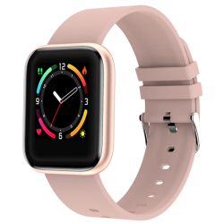 Fire-Boltt Ninja touch to Wake SpO2 Smartwatch  (Pink Strap, Regular)