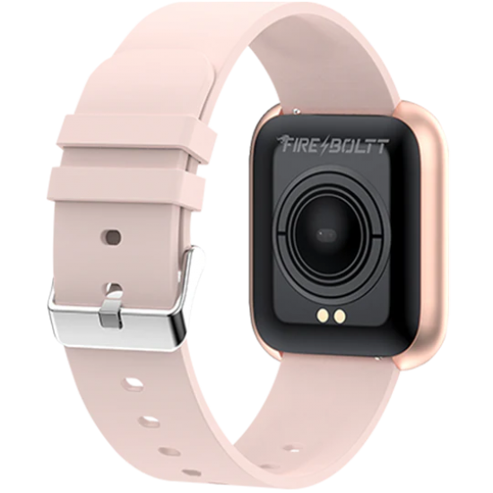Fire-Boltt Ninja touch to Wake SpO2 Smartwatch  (Pink Strap, Regular)