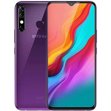 Infinix Hot 8 ,Cosmic Purple 64 GB 4 GB RAM Refurbished  