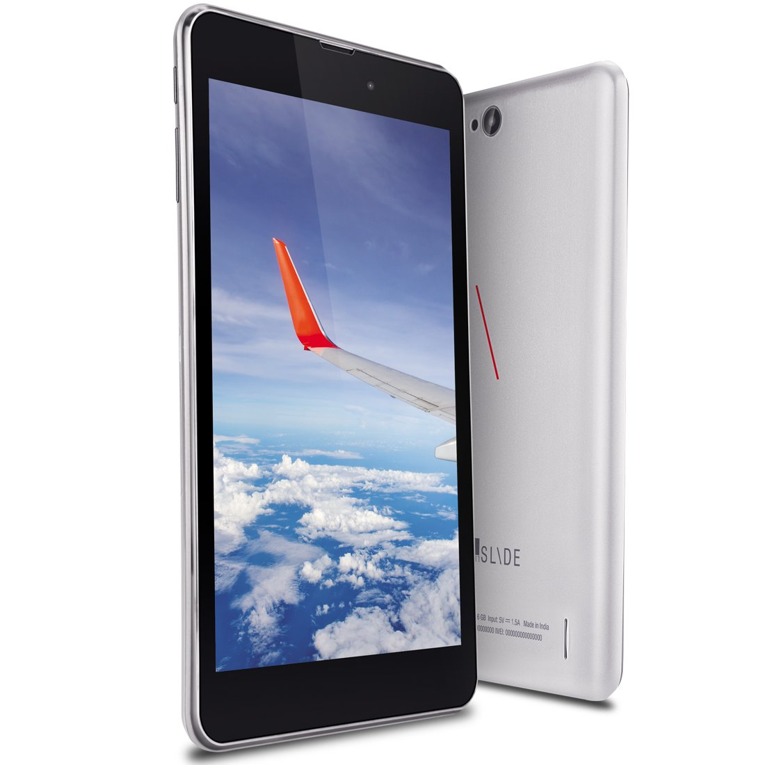 iball Slide Wings 4GP 2 GB RAM 16 GB ROM 8 inch with Wi-Fi+4G Tablet (Silver Chrome)