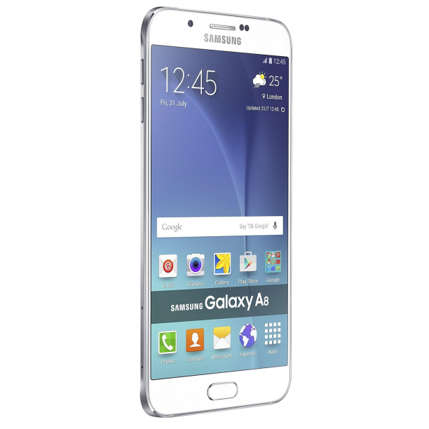 Samsung Galaxy A8 White, 32 GB, 2 GB RAM Refurbished Samsung Galaxy A8 White, 32 GB, 2 GB RAM Refurbished
