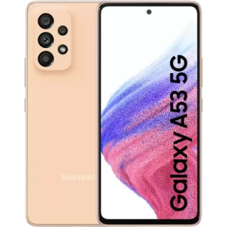 Samsung Galaxy A53 5G Peach, 8GB RAM, 256GB Storage Refurbished   