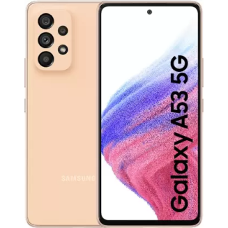 Samsung Galaxy A53 5G Peach, 8GB RAM, 256GB Storage Refurbished   