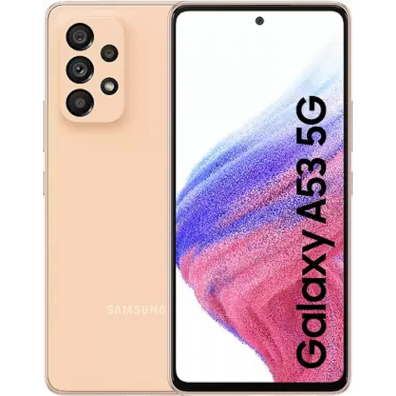 Samsung Galaxy A53 5G Peach, 8GB RAM, 256GB Storage Refurbished   