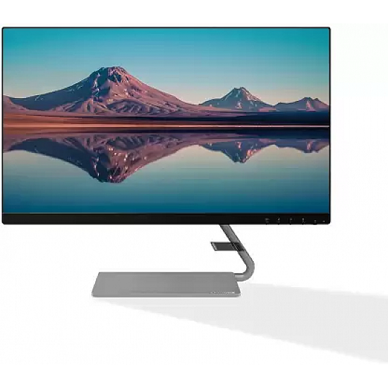 Lenovo 23.8 inch Full HD IPS Panel Monitor (Q24i-10) monitor, 75 Hz Refresh Rate) Black