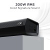 boAt Aavante Bar Thump with Wired Subwoofer, RMS 200 W Bluetooth Soundbar (Carbon Black, 2.1 Channel)