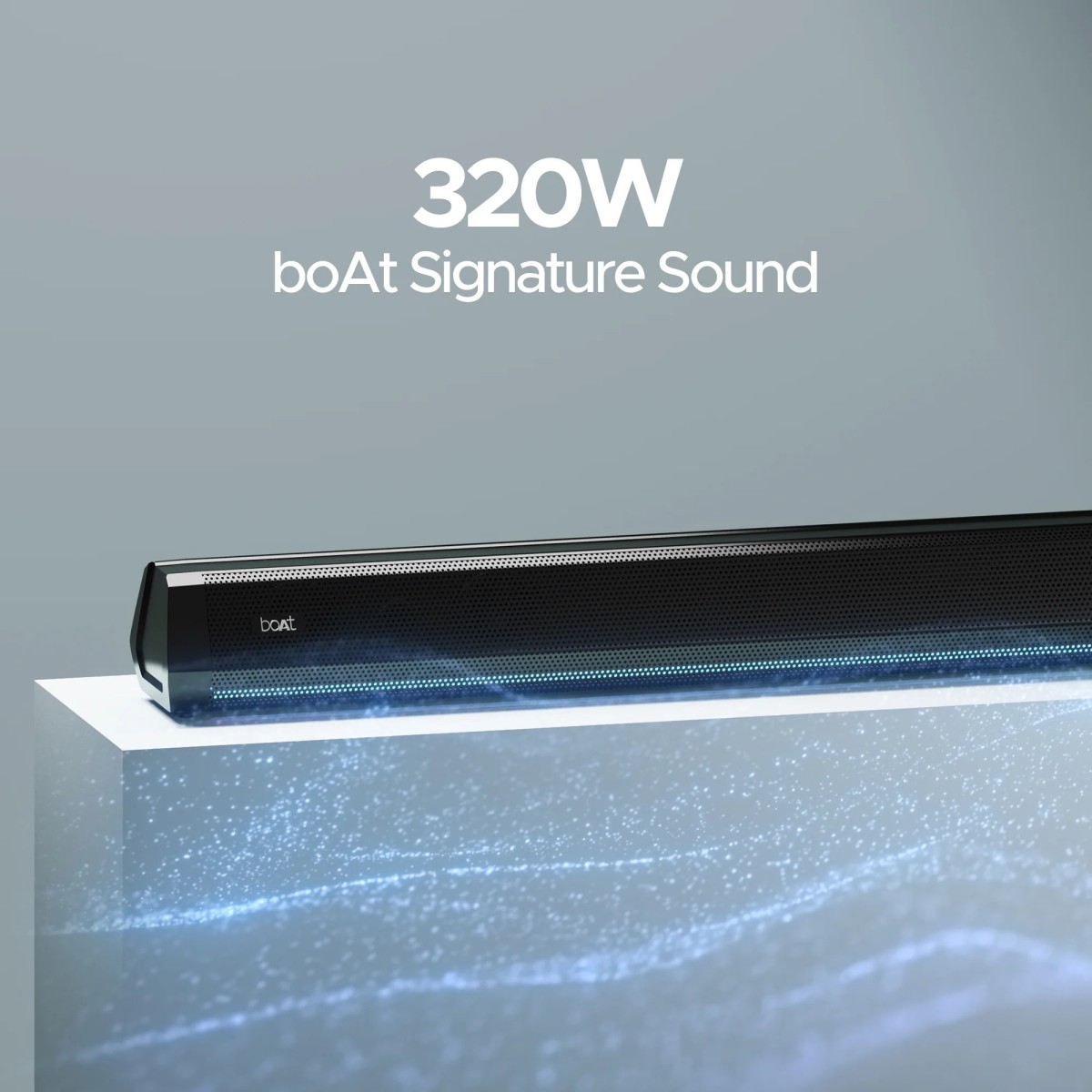 boAt Aavante Bar Maven Pro 320W Bluetooth Soundbar with Remote (Entertainment EQ Modes, 2.1 Channel, Premium Black)