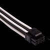 Corsair Premium Individually Sleeved EPS12V/ATX12V Cables Type 4 Gen 4 – White/Black, One Size CP-8920241