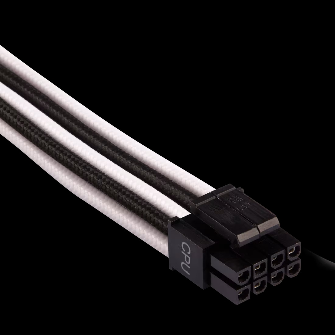 Corsair Premium Individually Sleeved EPS12V/ATX12V Cables Type 4 Gen 4 – White/Black, One Size CP-8920241