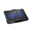 Cosmic Byte Comet Laptop Cooling Pad, Dual 120 mm Fans, LED Lights, Fan Speed Adjustment, USB Ports, Support Upto 17 Laptops (Blue)