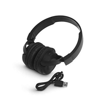 JBL T450BT Extra Bass Wireless On-Ear Headphones with Mic (Black) JBL T450BT Extra Bass Wireless On-Ear Headphones with Mic (Black)
