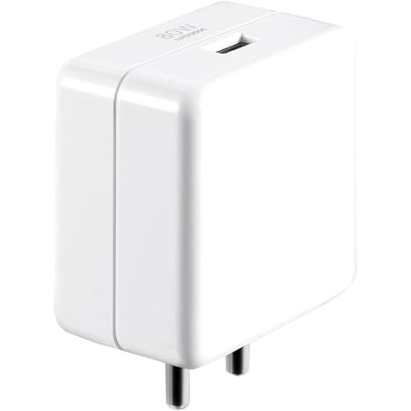 OnePlus SUPERVOOC 80W Power Adapter SuperVOOC Wall Charger for Mobile (White)