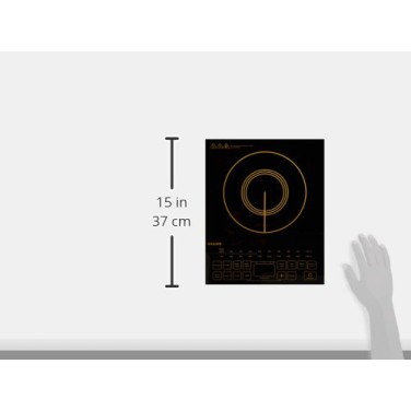 Philips Viva Collection HD4938/01 Induction Cooktop 2100W, Touch Control, Black Crystal Glass