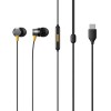 realme Buds 3 Wired Earphone with Type-C Jack, HD Microphone and Tangle-free Cable Wired (Black, In the Ear)