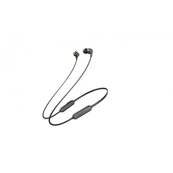Infinity JBL Glide 105 in Ear Wireless Dual EQ Deep Bass IPX5 Sweatproof Headphones with Mic (Charcoal Black)